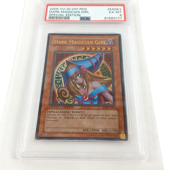 2005 Yu-Gi-Oh! Dark Magician Girl PSA 6 EX-MT – RDS Special Edition ENSE2 - Picture 1 of 2